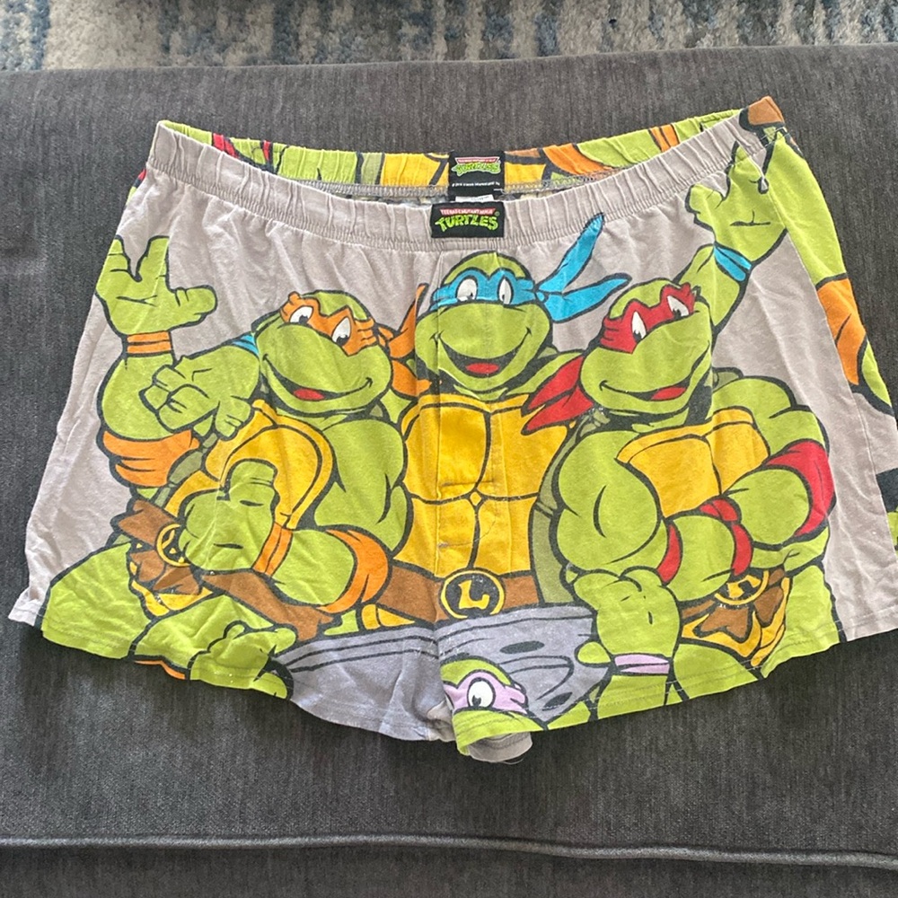 Men’s large ninja turtles boxers